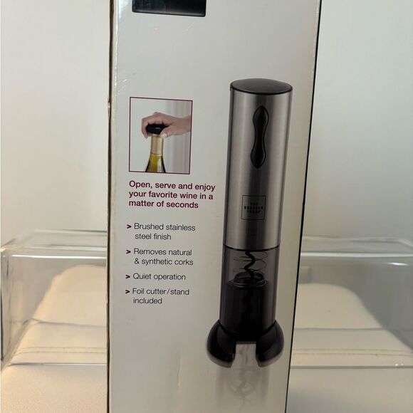 Sharper Image Gray Electric wine opener - Picture 3 of 3